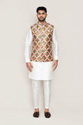 Printed Jacquard Multicolor Jacket