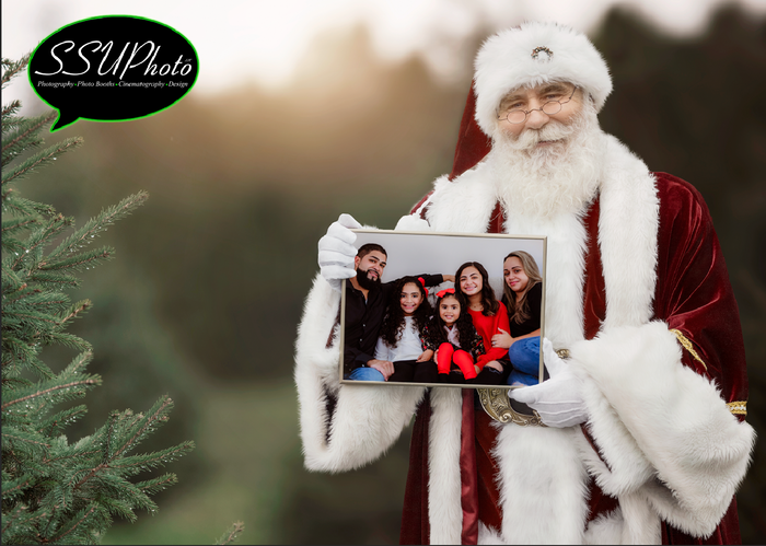 Prints only* Virtual Photos with Santa