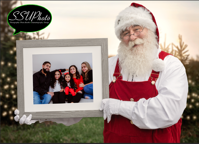 Prints only* Virtual Photos with Santa