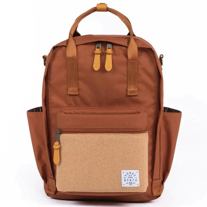 Product of The North - Elkin Sustainable Diaper Bag - Hazelnut-Diaper Bags-Posh Baby