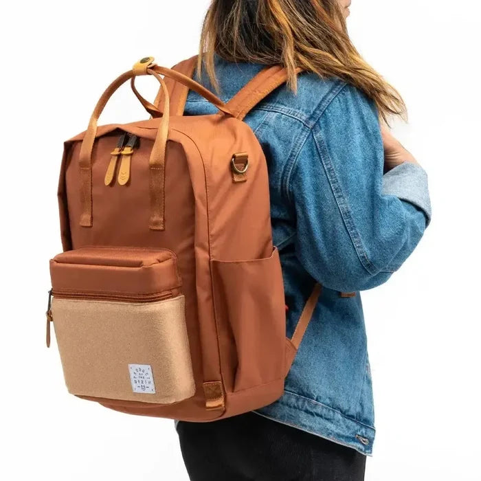 Product of The North - Elkin Sustainable Diaper Bag - Hazelnut-Diaper Bags-Posh Baby