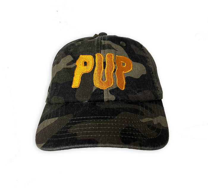 PUP Logo Camo Hat - Bingo Merch