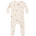 Quincy Mae - Bamboo 2-Way Zipper Footie - Woodland