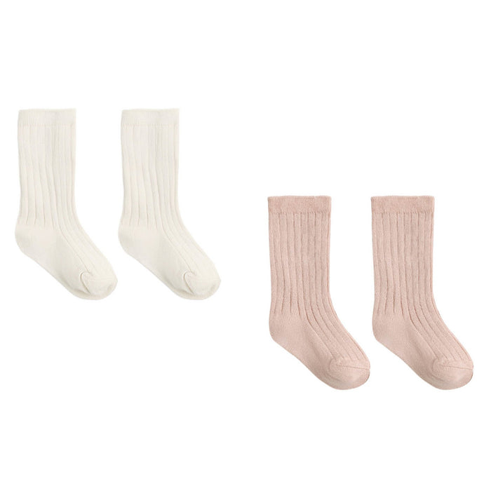 Quincy Mae - Organic Crew Sock 2-Pack