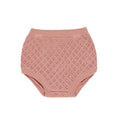 Quincy Mae - Organic Knit Bloomer - Lipstick-Bottoms-0-3M-Posh Baby