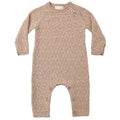 Quincy Mae - Organic Knit Romper - Heathered Almond