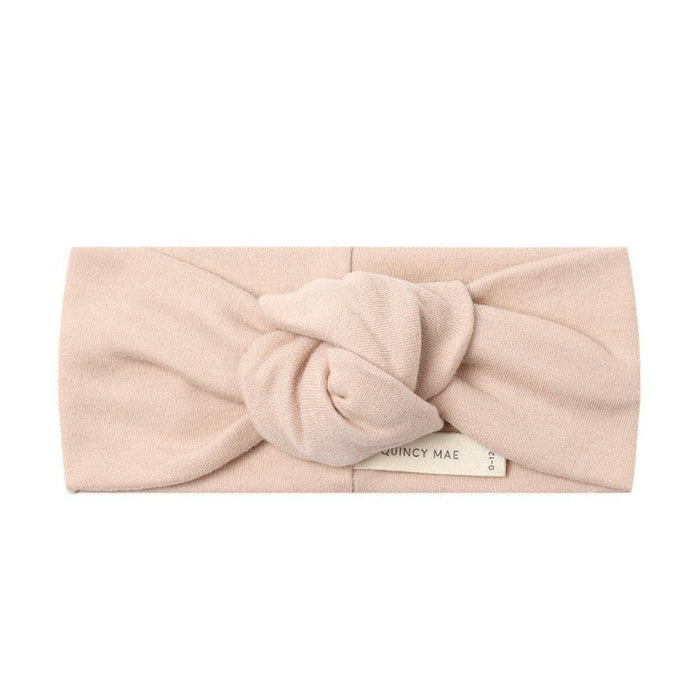 Quincy Mae - Organic Knotted Headband - Dusty Rose