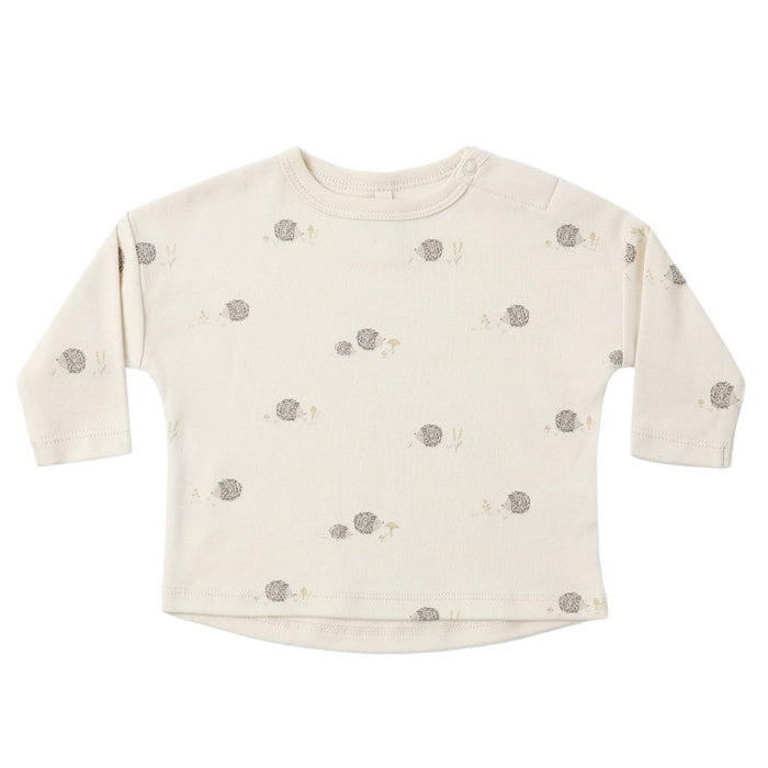 Quincy Mae - Organic Long Sleeve Tee - Hedgehog