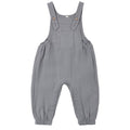 Quincy Mae - Organic Muslin Overalls - Slate