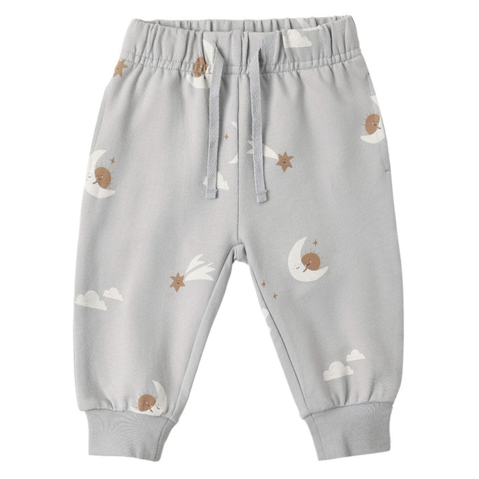Quincy Mae - Organic Relaxed Sweatpant - Sky Friends