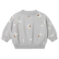 Quincy Mae - Organic Relaxed Sweatshirt - Sky Friends