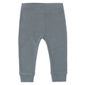 Quincy Mae - Organic Ribbed Legging - Ocean-Bottoms-0-3M-Posh Baby