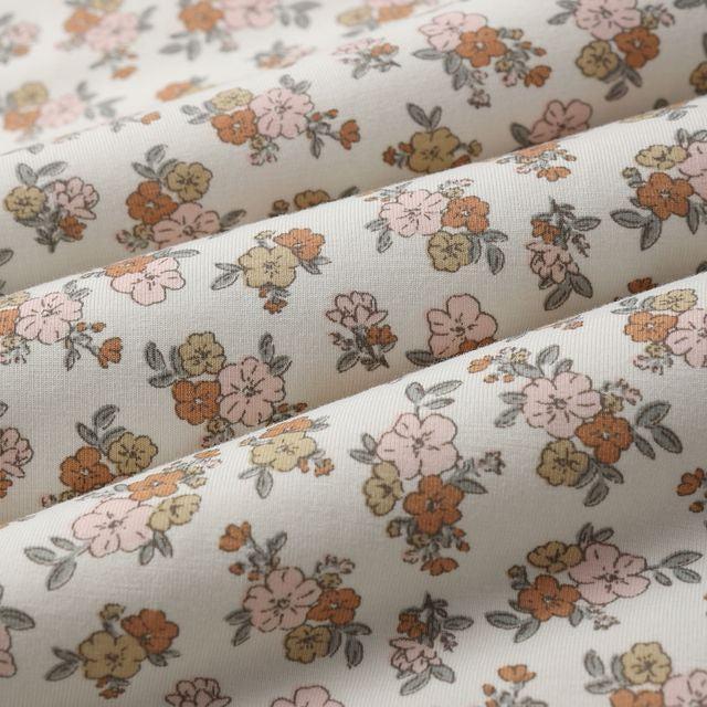 Quincy Mae - Short Sleeve Bamboo Pajama Set - Wildflower-Pajama Sets-0-3M-Posh Baby