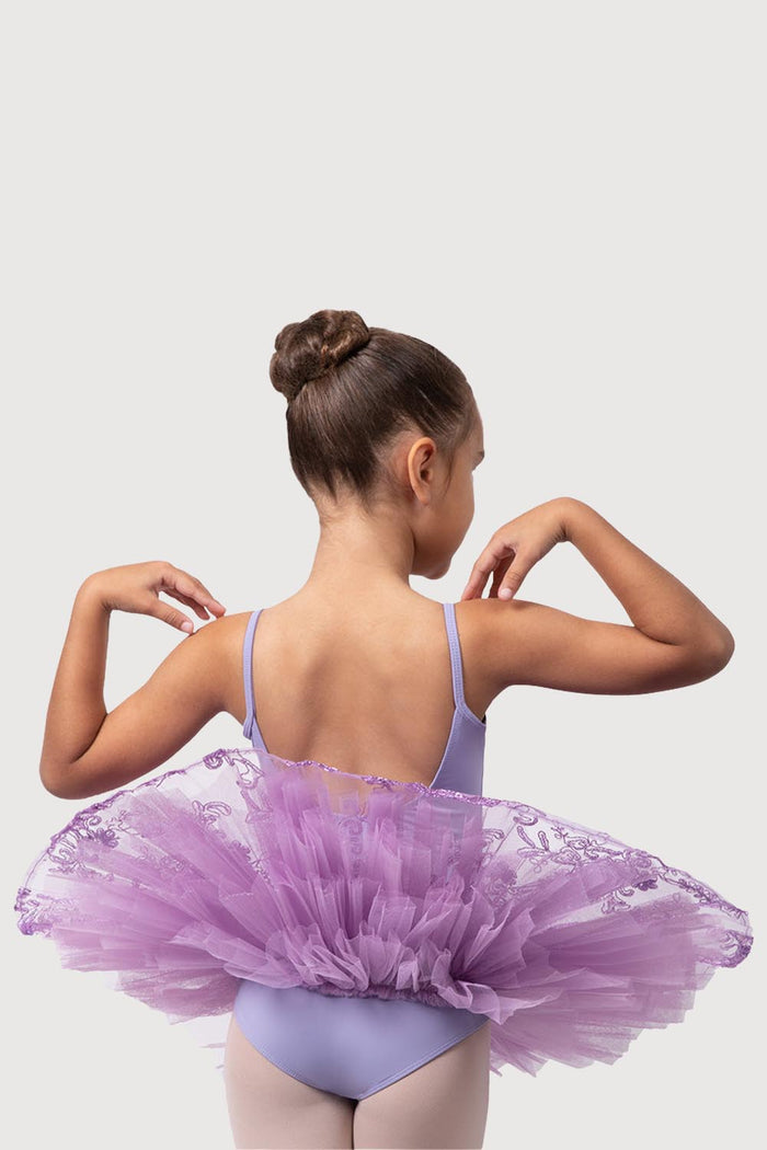 R0820G - Bloch 'Perlaida' Sequin Overlay Girls Tutu Dress