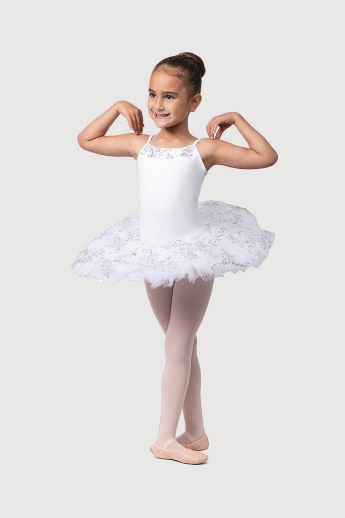 R0820G - Bloch 'Perlaida' Sequin Overlay Girls Tutu Dress