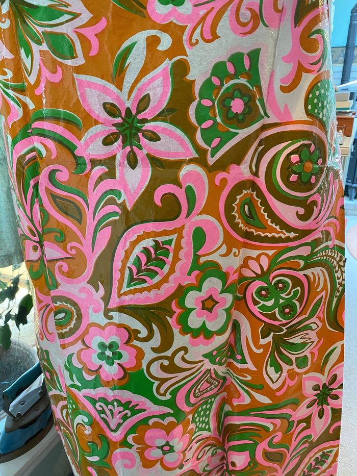 Rare 1960s Almost Paper Tent Dress by Flower Modes at Duckwells