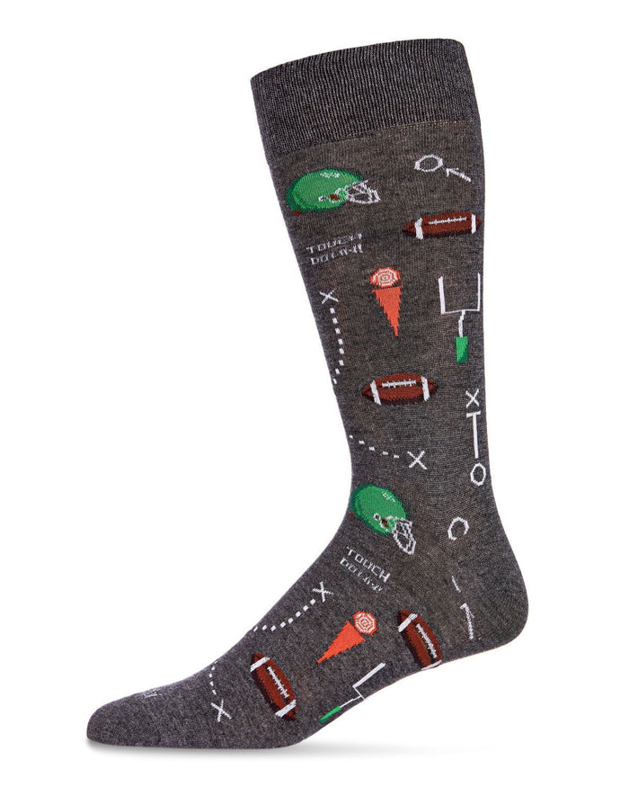 Ready For Football Socks in Charcoal - Madison's Niche