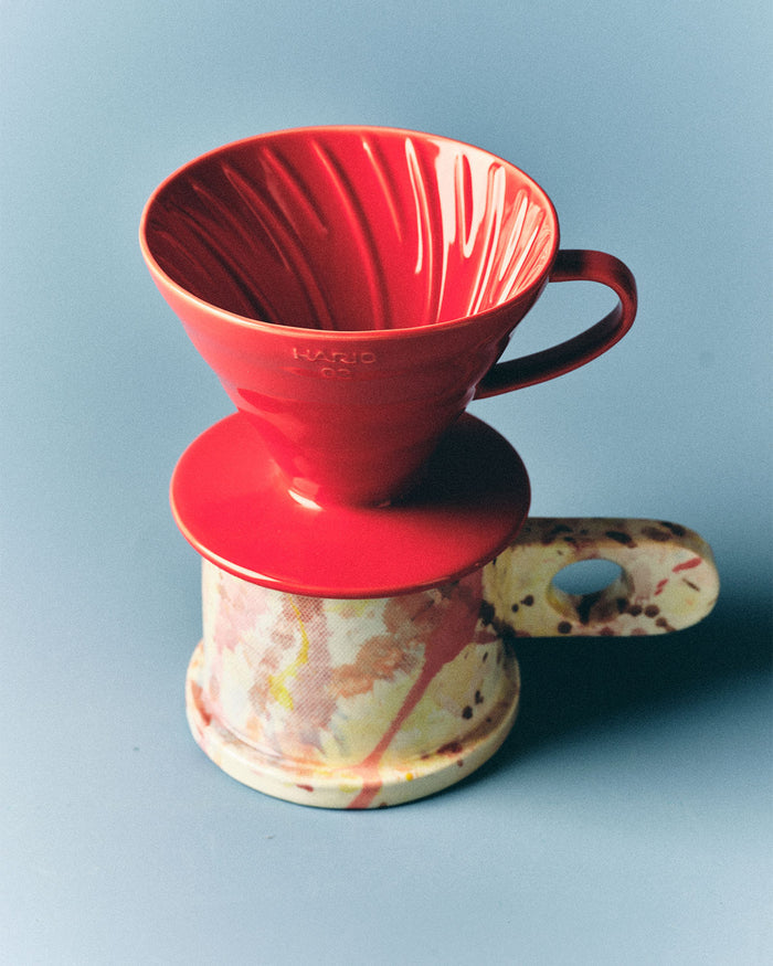 Red Ceramic V60 02 Dripper