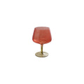 Red & Olive Wine Glass