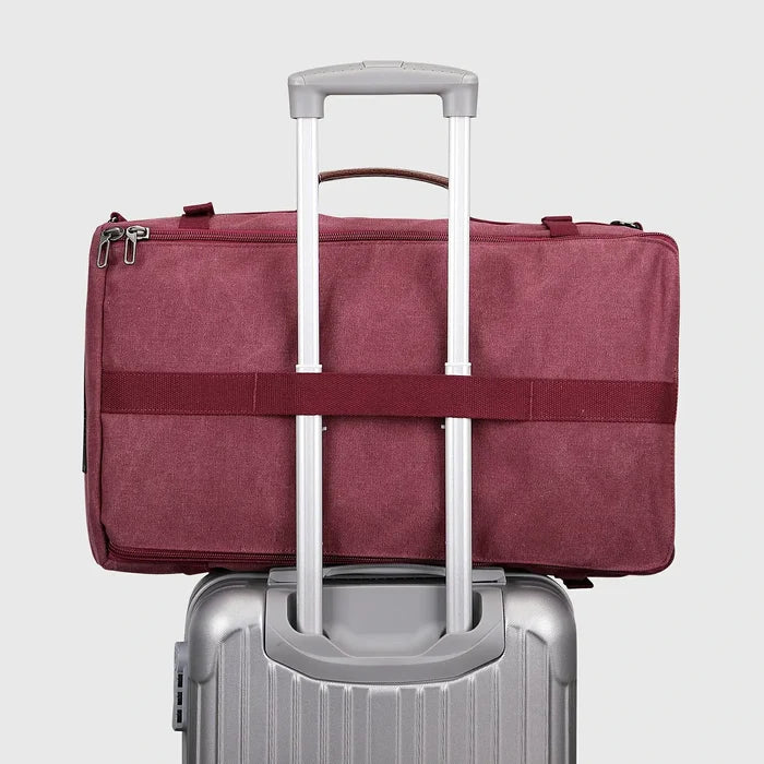 WITZMAN A519-2 canvas travel backpack product view 29