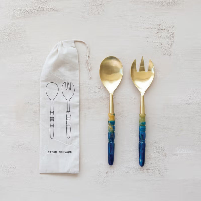Resin Set of 2 Salad Servers - Madison's Niche