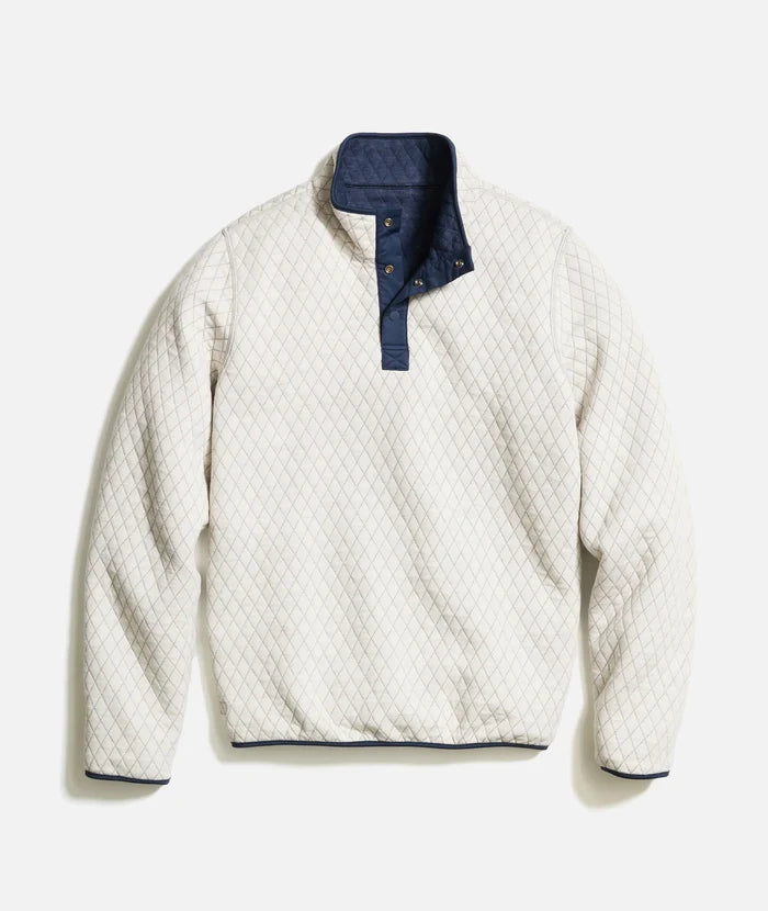 Reversible Corbet Pullover in Navy & Oat - Madison's Niche