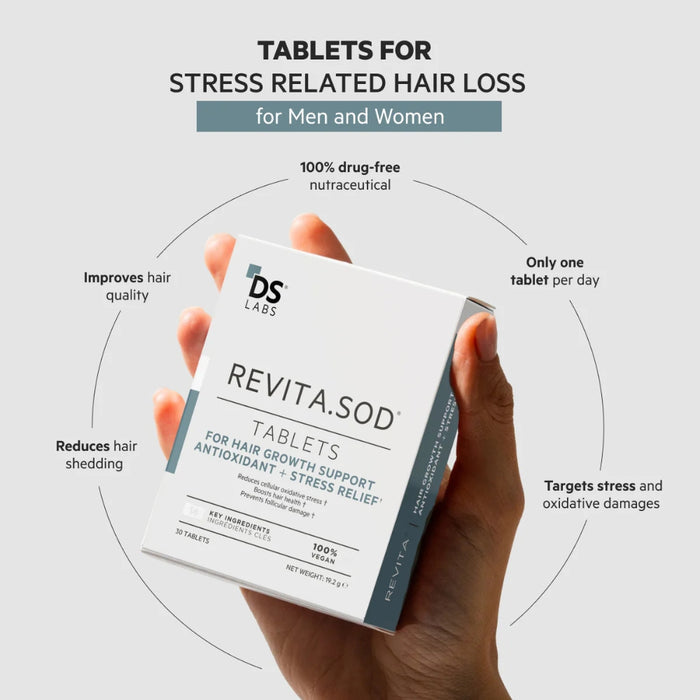Revita.SOD tablets for stress-induced hair loss (1 month)