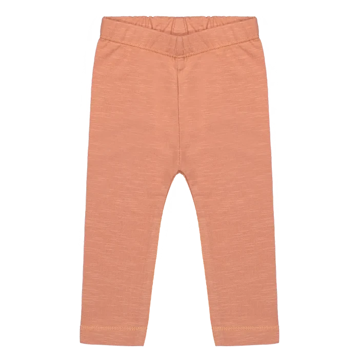 Riffle (Amsterdam) - Organic Terry Tank & Legging Set - Coral-Sets-9M-Posh Baby