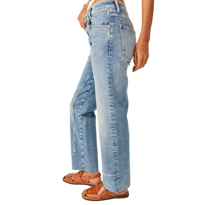 Risk Taker High Rise Straight Jeans - Madison's Niche