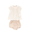 River Beige 2-Piece Baby Boy Set