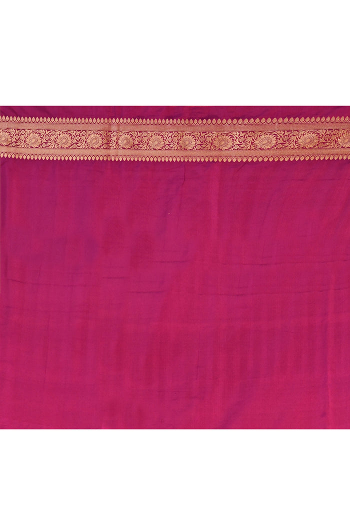 Royal Purple Floral Jaal Banarasi Saree