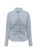 Ruched Front Shirt Cielo Check
