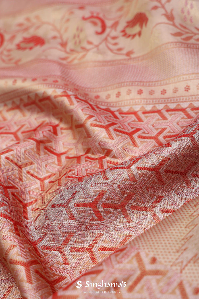 Rust Brown Kanjivaram Saree