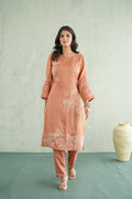Rust Petal Trail Kurti