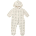 Rylee & Cru - Fleece Hooded Bundler Footie - Sage Check