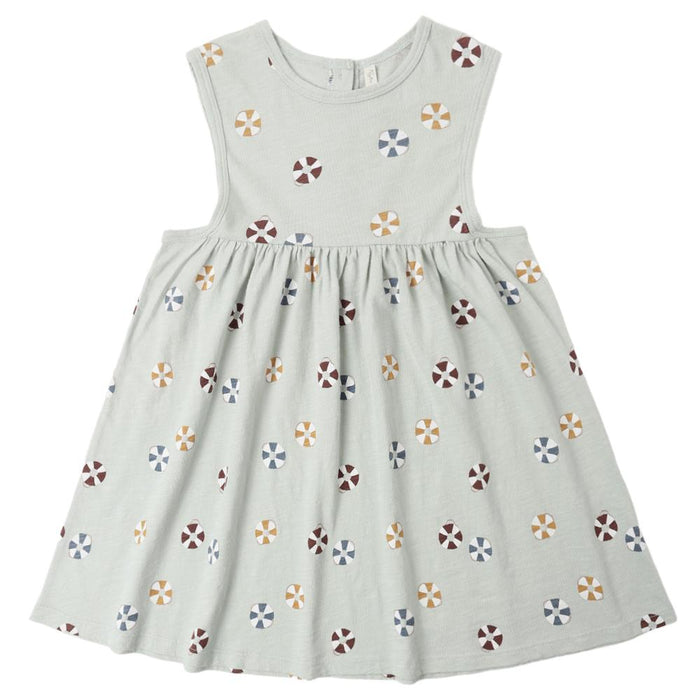 Rylee & Cru - Organic Tank Dress - Sea Floaties-Dresses-0-3M-Posh Baby
