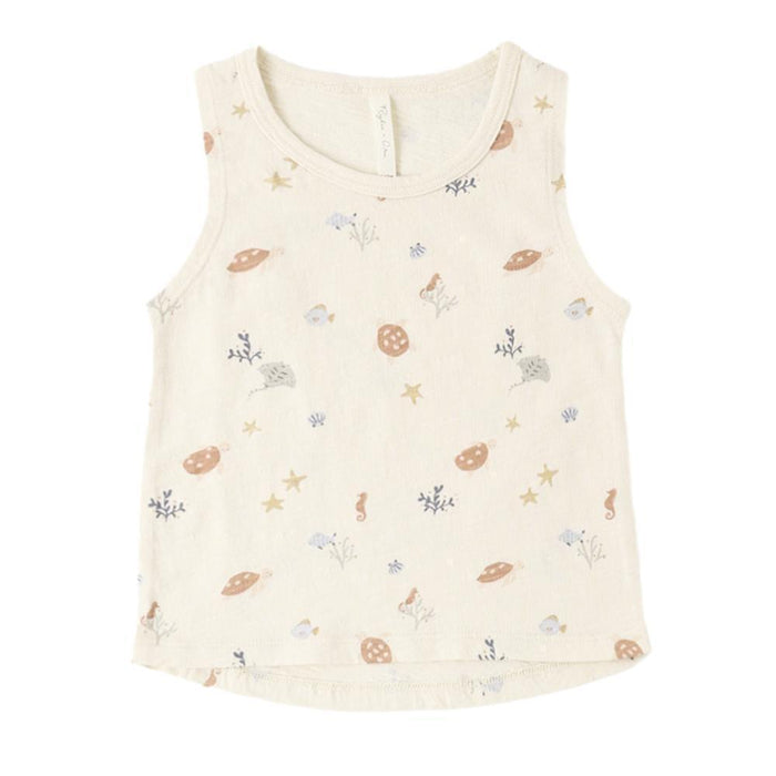 Rylee & Cru - Organic Tank & Pant Set - Aquatic-Sets-0-3M-Posh Baby