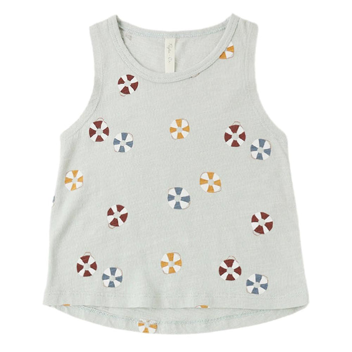 Rylee & Cru - Organic Tank & Pant Set - Sea Floaties-Sets-0-3M-Posh Baby
