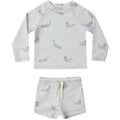 Rylee & Cru - Rashguard & Shorts Set - Seals-Swim-0-3M-Posh Baby