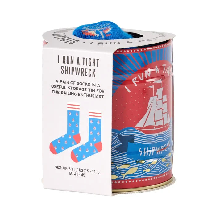 Sailing Socks in A Tin - Madison's Niche