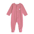 Santa Stripe Baby Sleeper