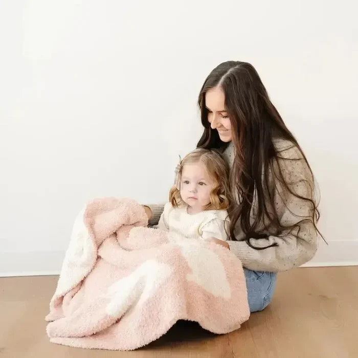 Saranoni - Bamboni Mini Blankets - Double-Layer-Lovey + Security Blankets-Tan Leopard-Posh Baby