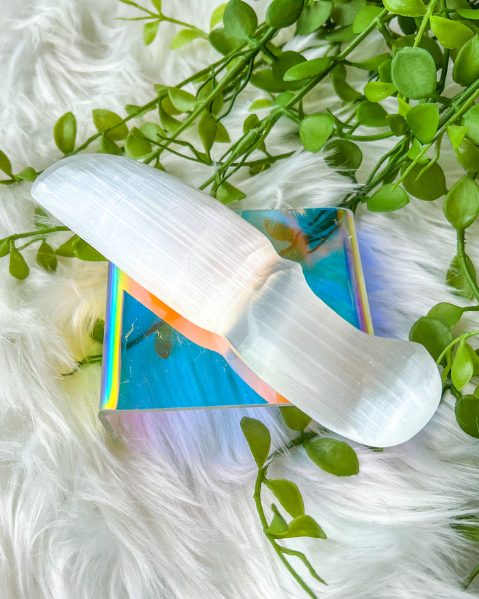 Satin Spar {Selenite} Dagger ~4 inches