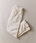 Saturday Hemp Beach Pant Slim Straight - Natural/Brown Stripe