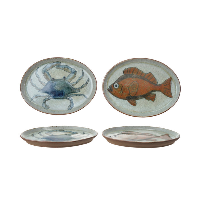 Sea Life Plate - Madison's Niche