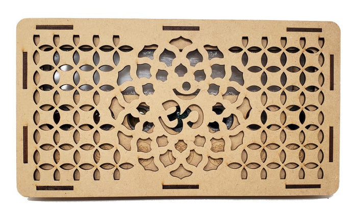 Selenite Charging Healing Crystals Set 8 Piece with Wood Gift Box.