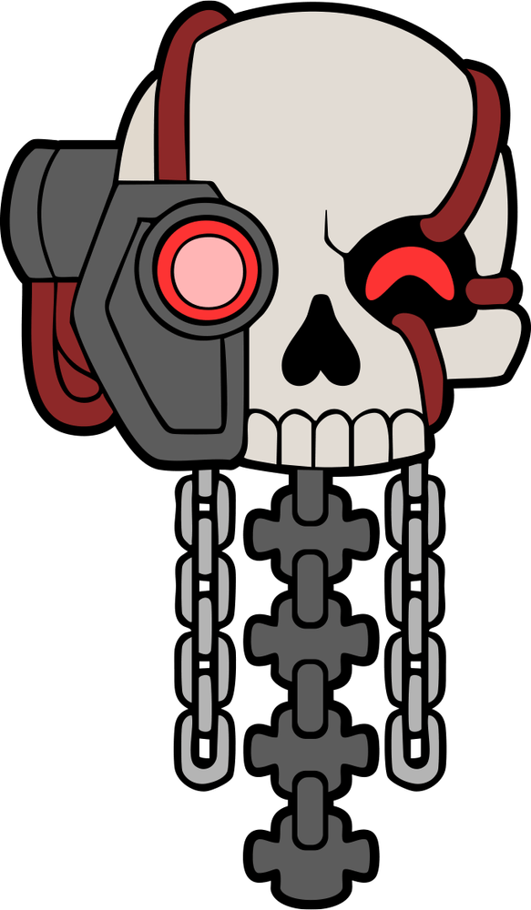 Servo Skull Pin