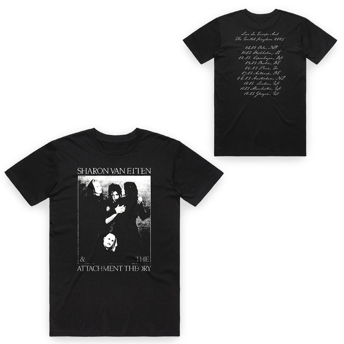 Sharon Van Etten & The Attachment Theory Black Tour T-Shirt - Bingo Merch