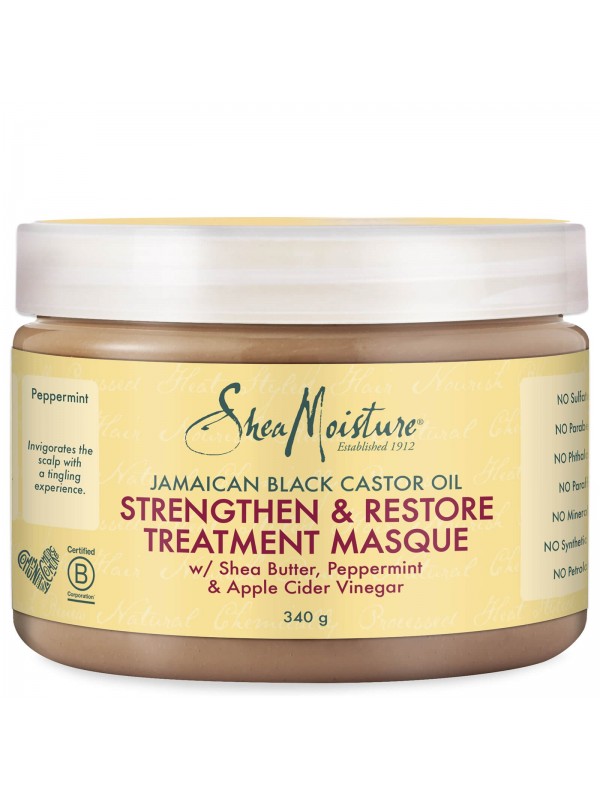 SheaMoisture Jamaican Black Castor Oil Strengthen & Restore Treatment Masque 12oz