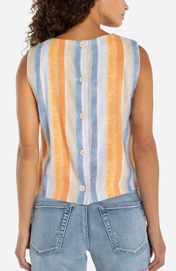 Shell Top with Button Back - Madison's Niche